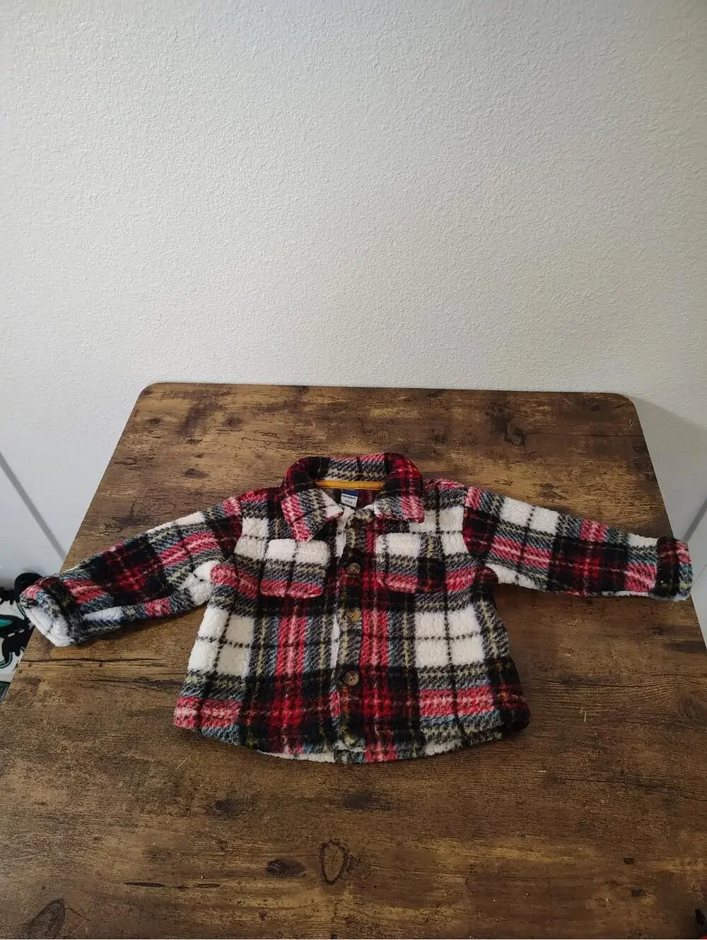 Unisex Old Navy Baby Coat Plaid 12 to 18 mo mo